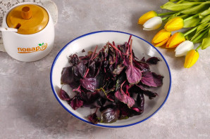 Компот из базилика на зиму