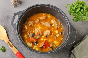 Лагман из кролика