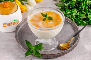 Карамельная панна-котта