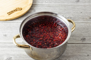 Компот из клюквы и брусники