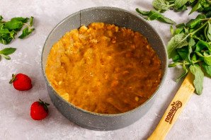 Клубничный чизкейк с творогом без выпечки