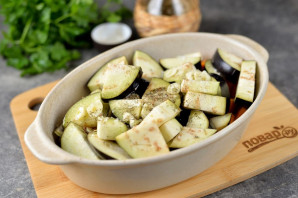 Баклажаны с тыквой в духовке