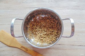 Постный суп из зеленой чечевицы