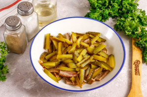 Салат со свеклой и говядиной