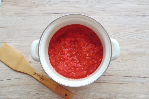 Томатный сок с базиликом на зиму