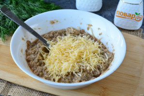 Котлеты из баклажанов с сыром