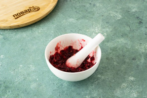 Калитки с брусникой