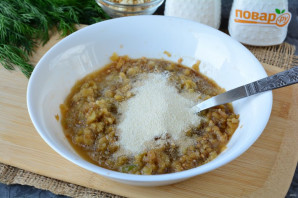 Котлеты из баклажанов с сыром