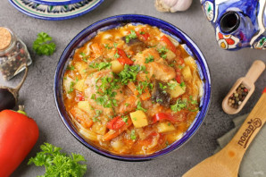 Лагман из кролика