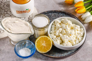 Творожно-лимонный крем