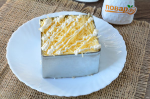 Салат "Павлинка" с яблоками