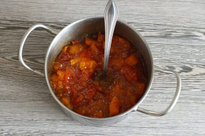 Варенье из тыквы с курагой и апельсином