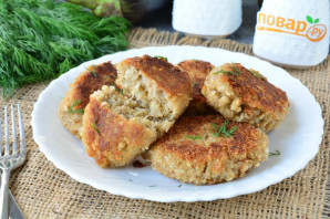 Котлеты из баклажанов с сыром