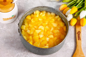 Карамельный торт "Яблоки на снегу" Карамельный торт "Яблоки на снегу"