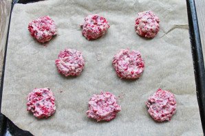 Малиновое печенье с шоколадом