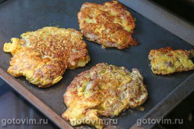 Шницель из свинины в картофельном кляре