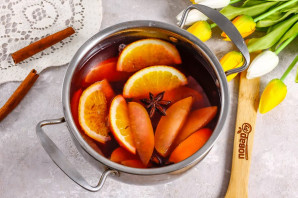 Глинтвейн с ликером