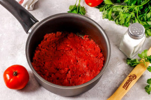 Томатная паста из запеченных помидоров на зиму Томатная паста из запеченных помидоров на зиму