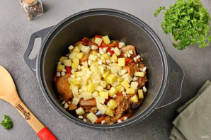 Лагман из кролика