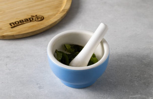 Мохито с ежевикой