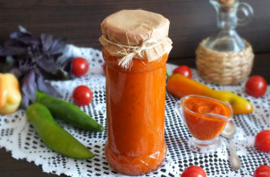 Соус "Суго" с базиликом на зиму Соус "Суго" с базиликом на зиму