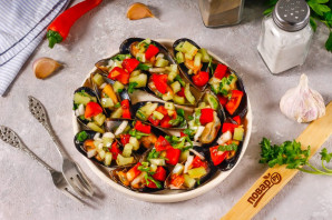 Мидии по-испански Мидии по-испански