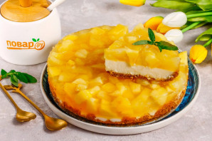 Карамельный торт "Яблоки на снегу" Карамельный торт "Яблоки на снегу"