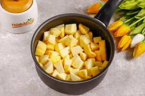 Карамельный торт "Яблоки на снегу" Карамельный торт "Яблоки на снегу"