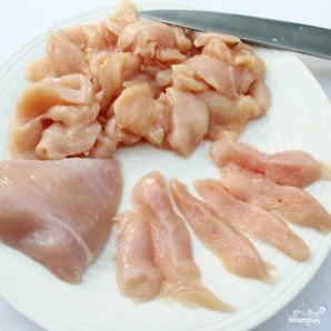 Куриное филе с фасолью Куриное филе с фасолью