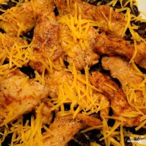 Куриное филе с фасолью Куриное филе с фасолью