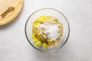 Котлеты из кабачков и нута