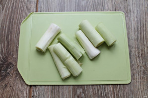 Маринованный лук-порей