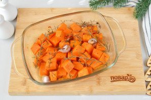 Брускетты "Елочки" на Новый год Тигра