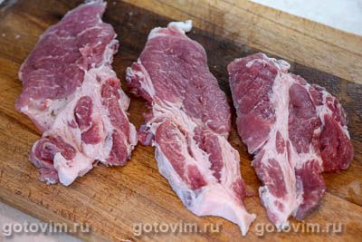 Шницель из свинины в картофельном кляре