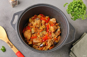 Лагман из кролика