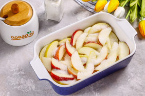 Мюсли запеченные с яблоком