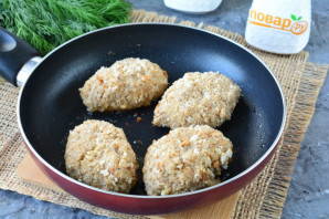Котлеты из баклажанов с сыром