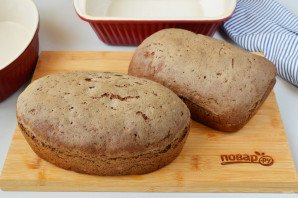 Домашний черный хлеб