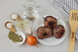 Маринованная свекла с луком