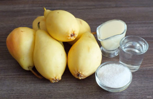 Груши со сгущенным молоком на зиму