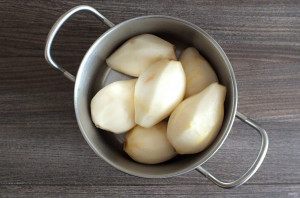 Груши со сгущенным молоком на зиму