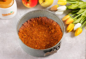 Карамельный торт "Яблоки на снегу" Карамельный торт "Яблоки на снегу"