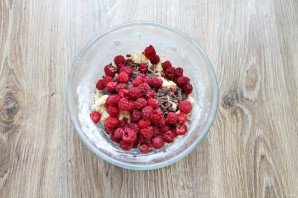 Малиновое печенье с шоколадом