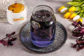 Компот из базилика на зиму