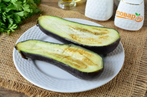 Баклажаны фаршированные сыром в духовке