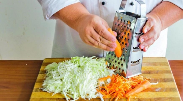 Квашеная капуста быстрого приготовления, пошаговый рецепт с фото