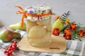 Груши целиком на зиму