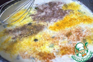 Лосось с овощами