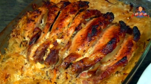 Мясо запеченное в горчице с медом по мюнхенски