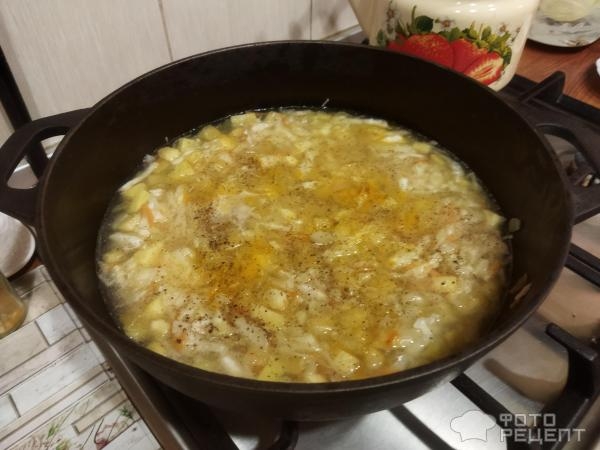 Рецепт: Ароматный суп-пюре - суп-пюре из квашеной капусты с кабачком Рецепт: Ароматный суп-пюре - суп-пюре из квашеной капусты с кабачком